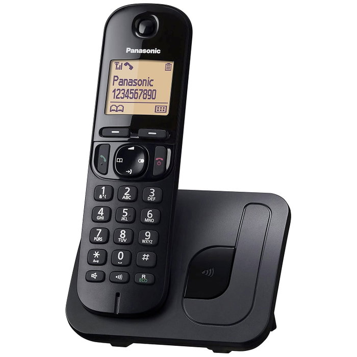 Panasonic KX-TGC210SPB Teléfono Inalámbrico DECT Negro
